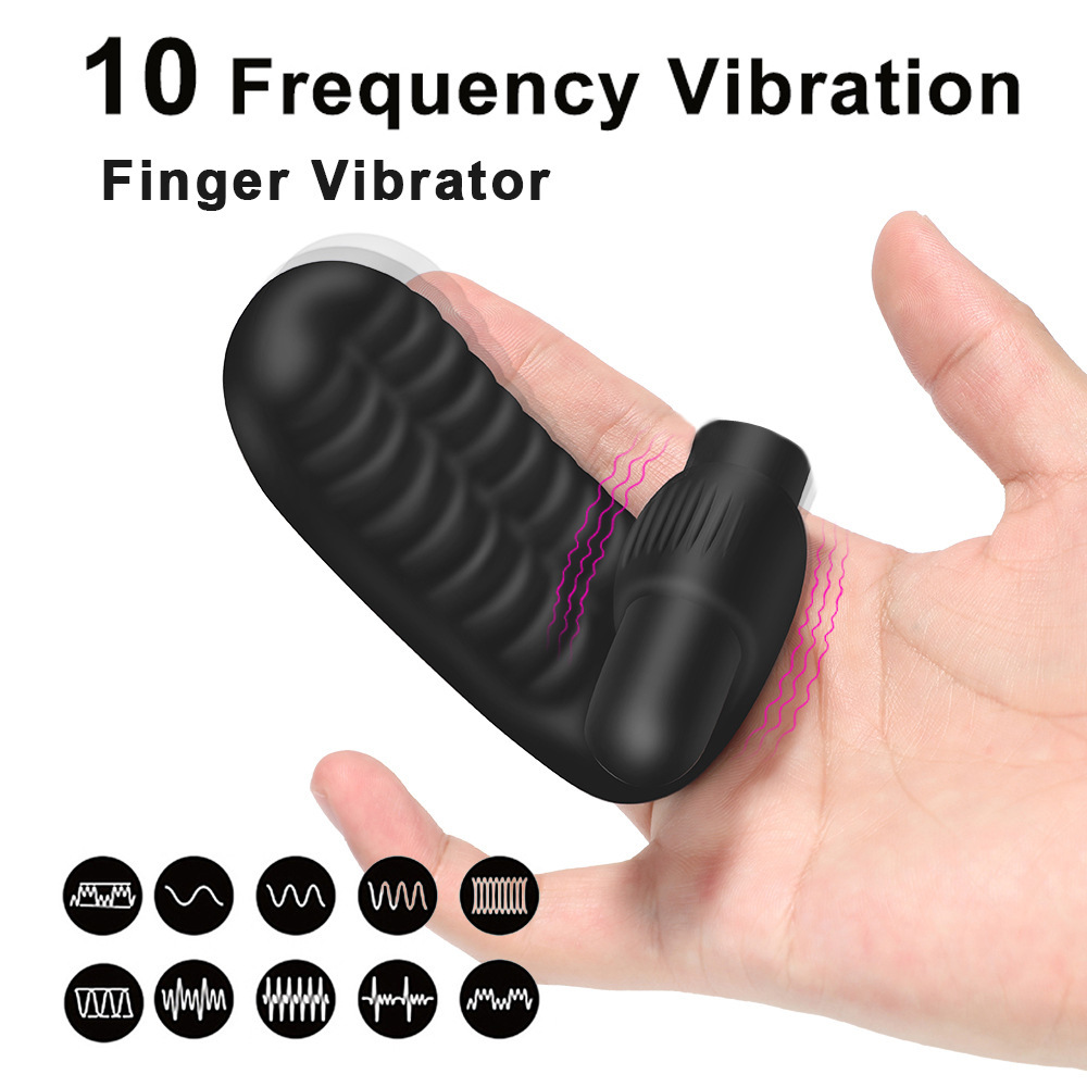 Genopladelig finger vibrator i silikone til par_voghion.com