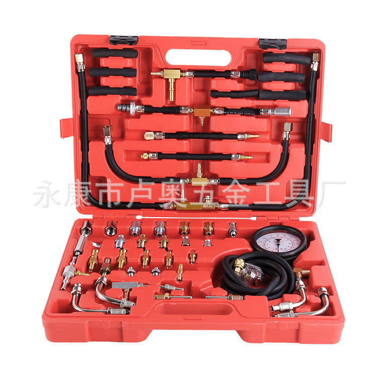 TU-443 coche vehículo completo herramienta de detección de manómetro de combustible medidor de presión de gasolina detector de medidor de presión de aceite de inyección