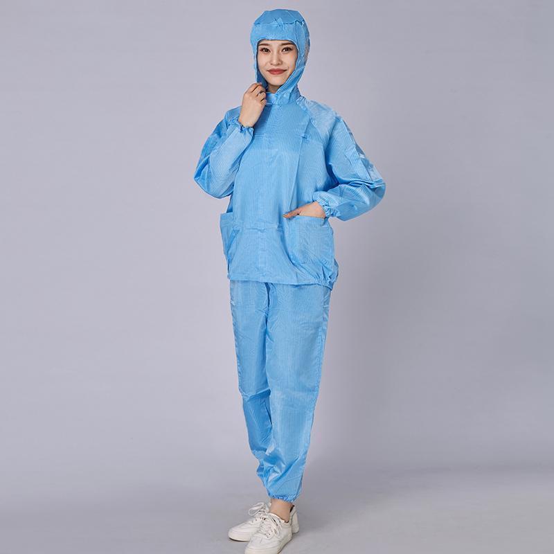 Ropa de trabajo a prueba de polvo protector separado hombre sin polvo electrostático chaqueta antipolvo todo el cuerpo pintura limpia electrostática