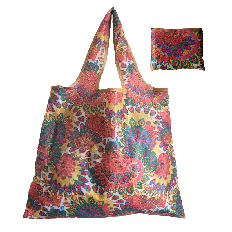 Bolsa de compras plegable grande para viaje, bolsa de supermercado ecológica, bolsa de almacenamiento portátil, bolsa portátil de gran capacidad image 9
