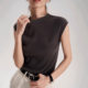 Super recommend! Spring and Summer New Soft Skin-friendly Sweater Half-turtleneck Slim-fit Knitted Sleeveless Vest
