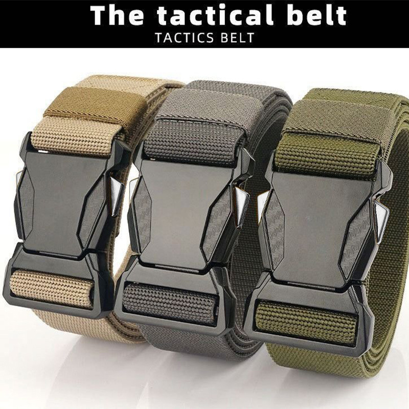 Universal breathable woven tactics fast belt