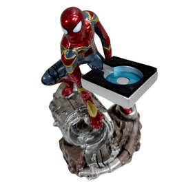 漫威蜘蛛侠苹果华为手表充电支架iwatch底座桌面摆件展示架表托