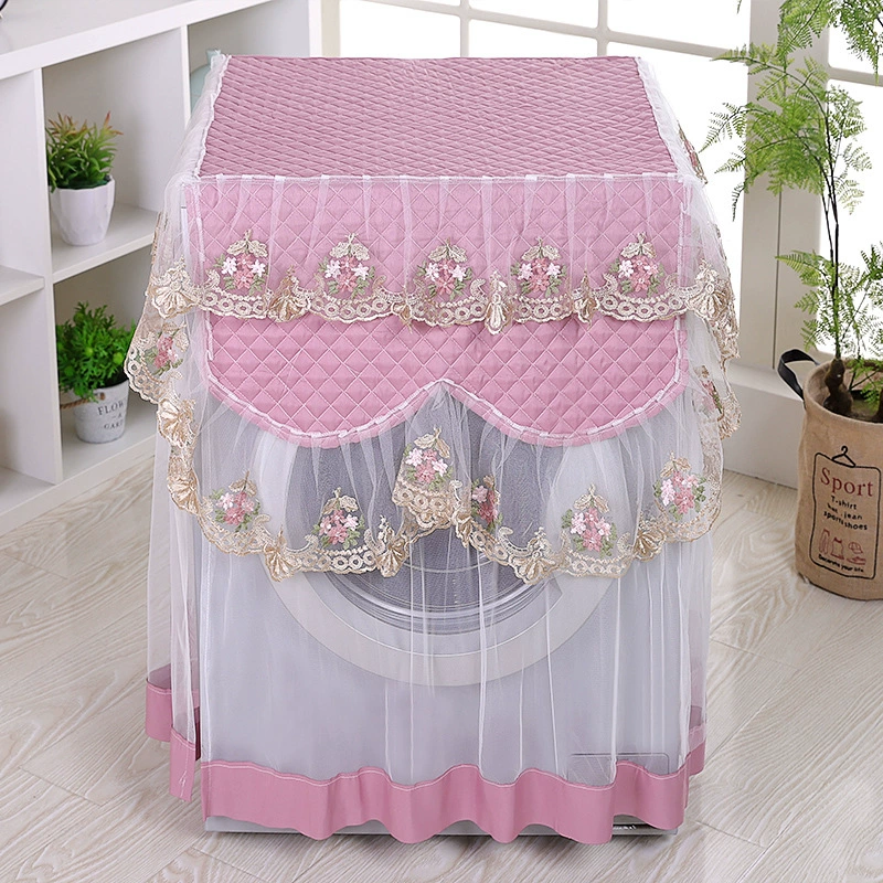 Кружевной ролик чехол для стиральной машины Водонепроницаемый солнцезащитный пылезащитный чехол для автоматической стиральной машины Haier Little Swan Солнцезащитная ткань