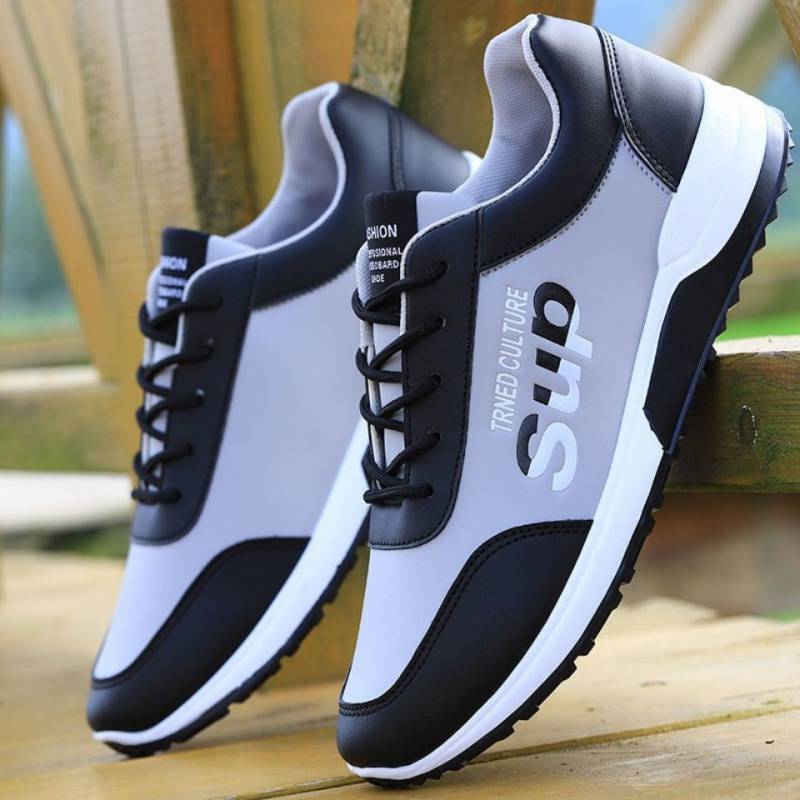 Fábrica al por mayor zapatos de cuero casuales zapatos deportivos para hombres nuevos estudiantes de moda zapatos de correr casuales zapatos de cuero para hombres