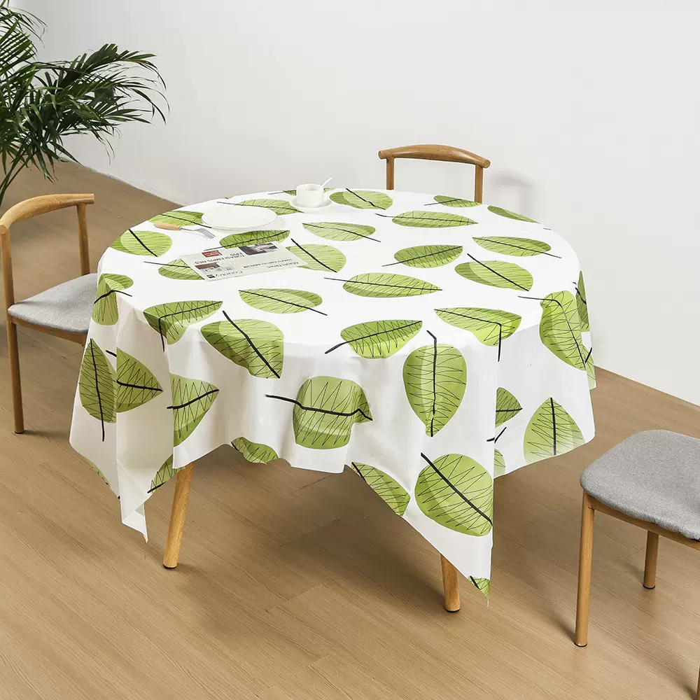 批发一次性塑料PE正方形加厚桌布跨境专供一件代发跨境出口专供