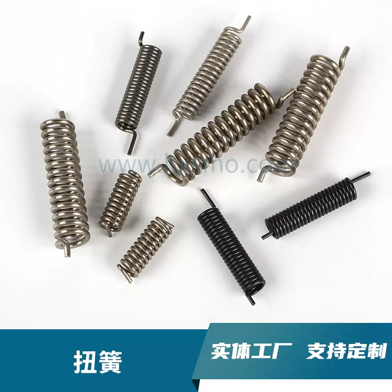 扭转弹簧定 制 不锈钢电镀回力简扭双扭簧线径小扭力弹簧回位扭簧