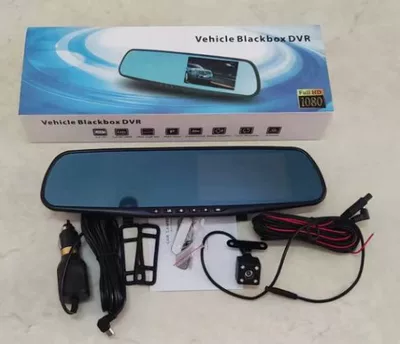 Driving Recorder with Dual Front and Rear Cameras, High Night Vision, Reversing Image, 5 New Features, Wire-Free Parking Monitoring, Intelligent Night Vision (Driving recorder) - 43inch-x-dual-lens