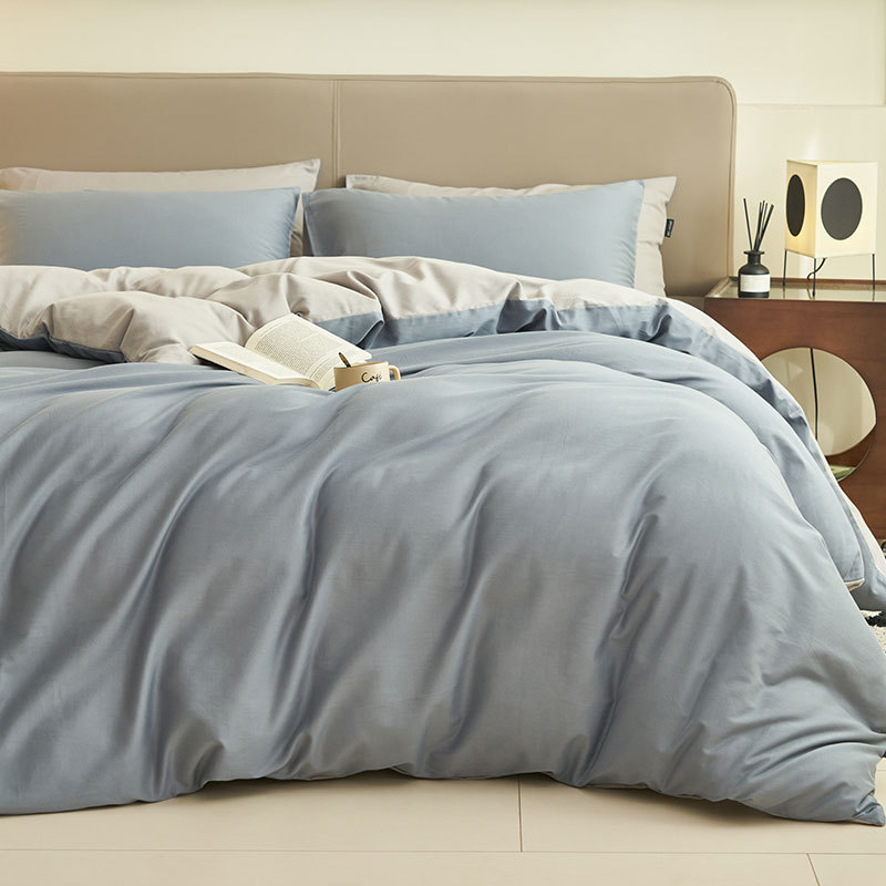 100% algodón de cama de cuatro piezas set2025 nueva ropa de cama sábanas cubierta cubierta dormitorio tres piezas set cama gaza