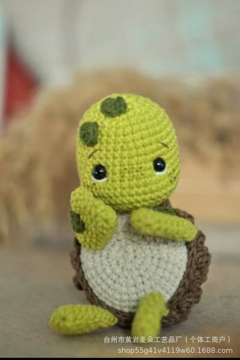 초보자 거북이 코바늘 뜨개 키링 만들기 DIY 재료 키트