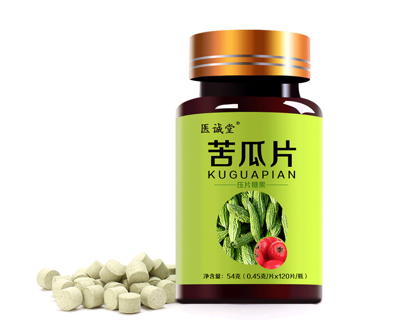 Bitter Melon Tablets 120 Count Herbal Pressed Candy with Winter Melon Lotus Leaf Hawthorn Lily Cassia Seed 36g quality and texture