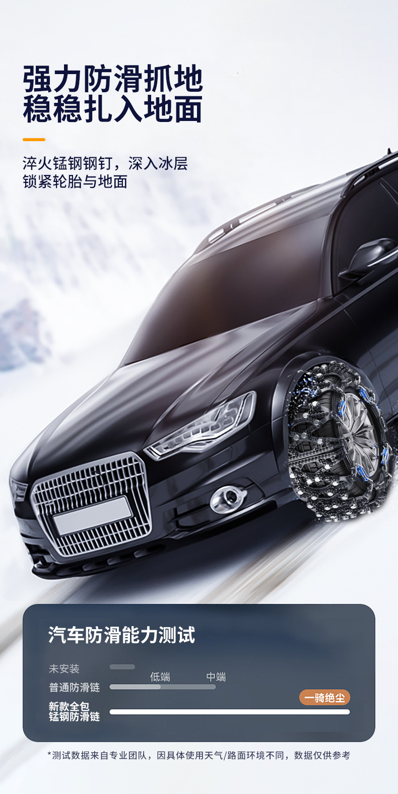 Fully Enclosed Suv, Sedan, Off-Road Pickup Truck, Car Anti-Skid Chain, Mpv Snow Rubber Chain