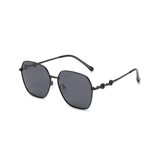 G family sunglasses women's large frame polarized sunglasses new square Korean version trendy round face slim anti-UV sunglasses