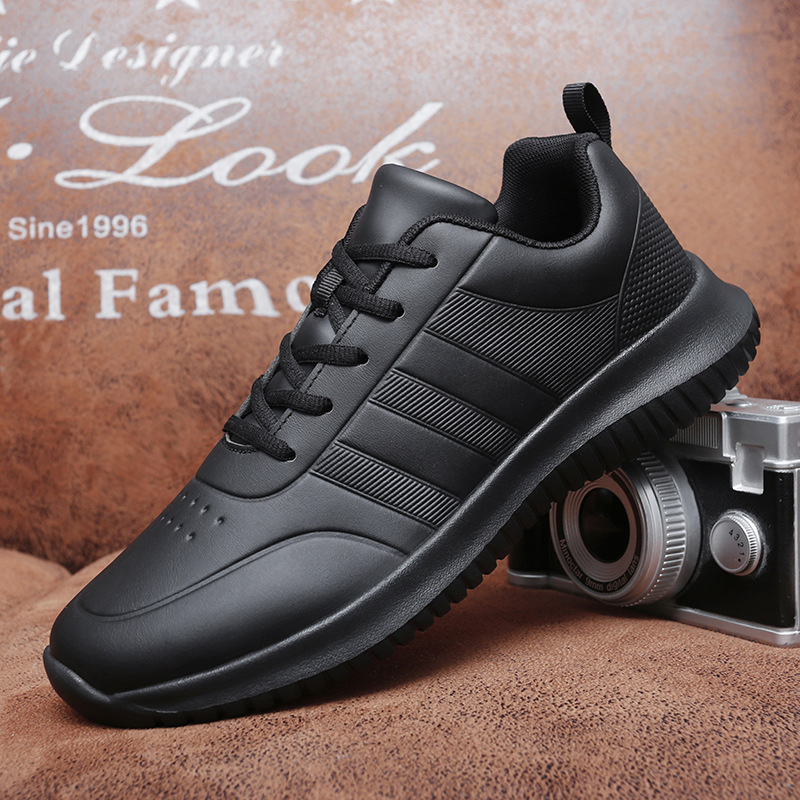 Large Size Chef Shoes for Men 2025 Men's Leather Fashion Casual Sports Shoes Waterproof Work Shoes Outdoor Travel Shoes for Men Large Size Chef Shoes for Men 2025 Men's Leather Fashion Casual Sports Shoes Waterproof Work Shoes Outdoor Travel Shoes for Men