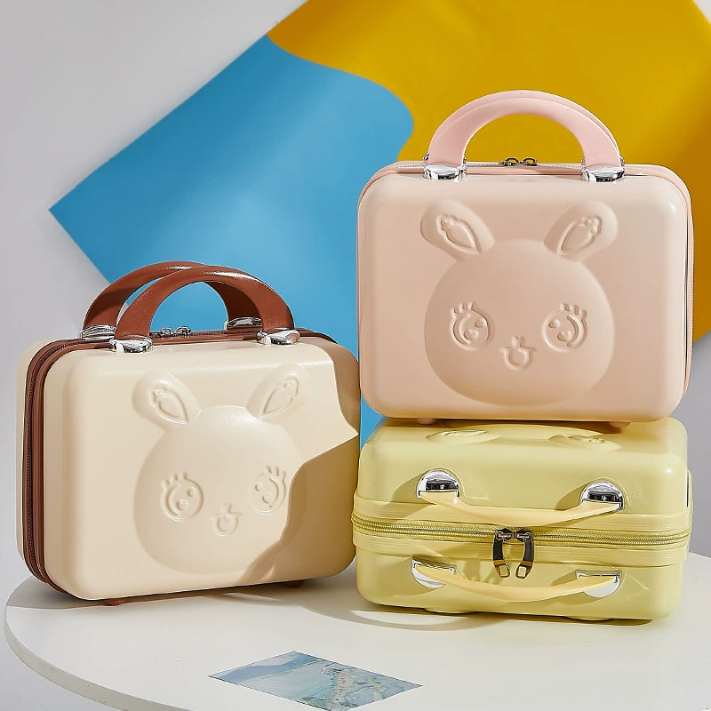 Маленький чемодан, мини-косметичка, маленькая коробочка с 14inch кроликами, сувенирная коробочка, ящик для хранения чемодана с паролем