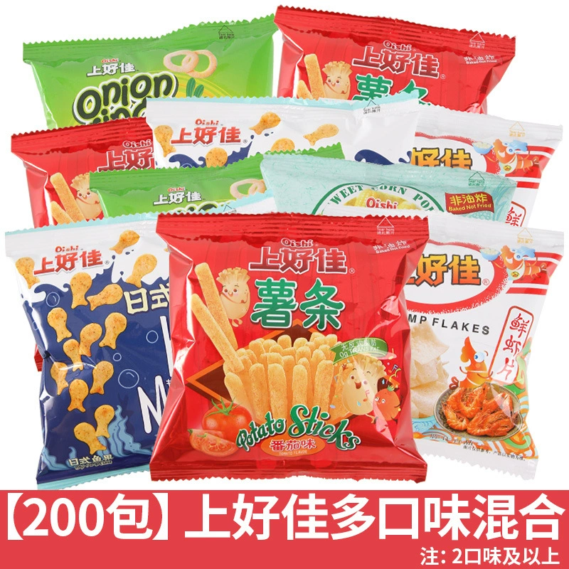 Подарочный набор снеков (Shanghaojia), ассорти чипсов и закусок, 0,5 кг