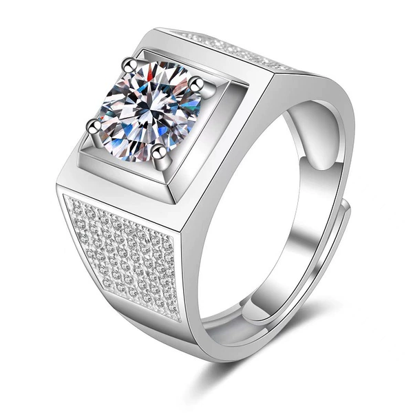 Luxury male ring 2 carats NAN004