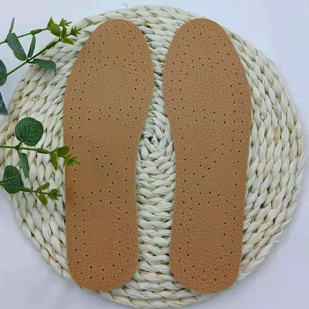 Фабрика прямой кожаные стельки дезодорант дышащий пот абсорбент досуг спортивные стельки