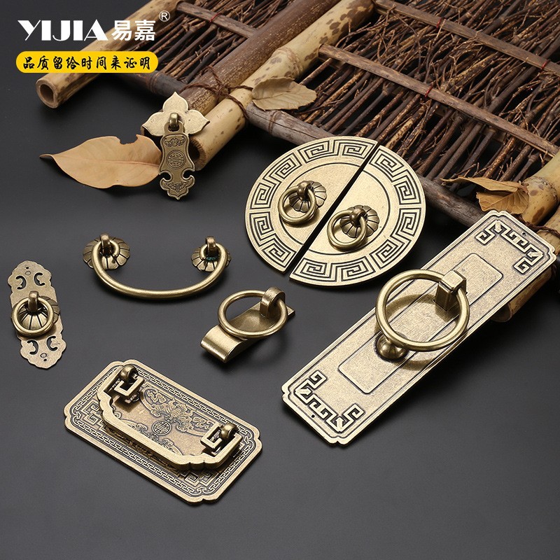 易嘉中式櫥櫃櫃門拉手 把手仿古抽屜衣櫃床頭櫃手拉環 廠家批發