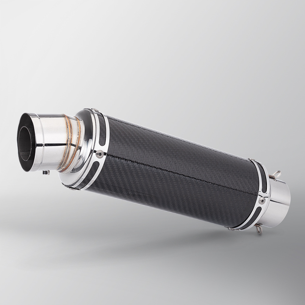 Applicable motorcycle MT09 CBR500R Z900 modified C29 small gun elbow exhaust pipe 60mm universal tail section