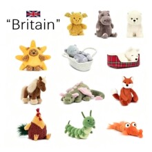jellycat��żϵ�кϼ�ë�q��ż�����_��Ĩ�������᲼�������նY��
