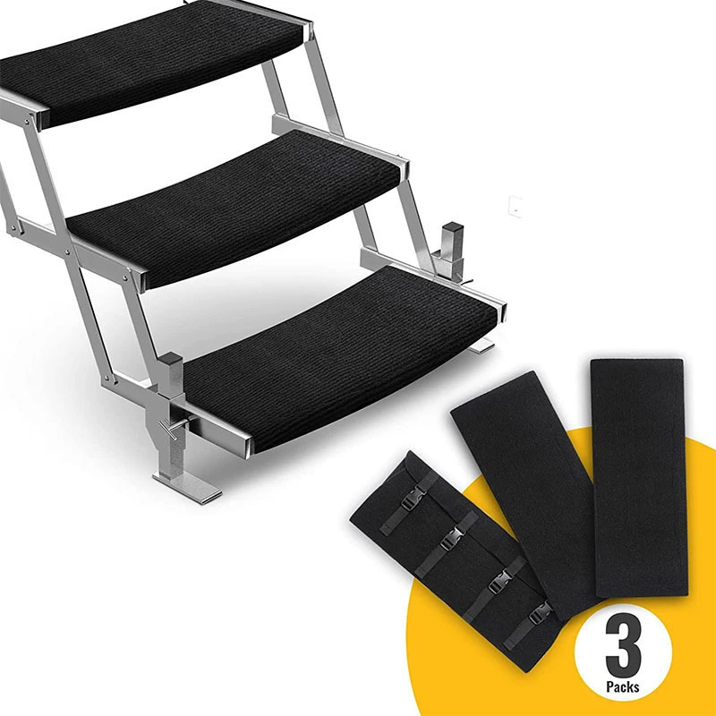 RV лестничный ковер для наружного кемпера, Ступенчатая крышка, ковер с объемным радиусом 22 дюйма, аксессуары для RV