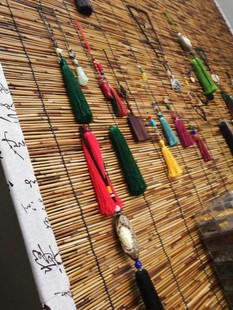 Reed Curtain Straw Door Curtain Sunshade Retro Edge Zen Straw Curtain Pastoral Office Bamboo Curtain Balcony Curtain