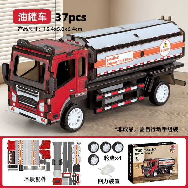 Warrior, wooden constructor, petrol truck