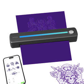 纹身贴打印机A4无墨便携式刺青TATOO迷你蓝牙纹身机文档办公216mm