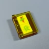 Transparent yellow flip book + mahjong piece bird + hair brown back cover