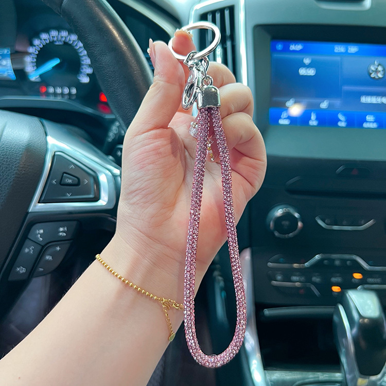 22g Weight Bag Pendant, Keychain Classification 1 Piece Quantity Holiday, Daily Occasion Rhinestone Material Solid Color Pattern Unisex Gender 1 Piece Solid Color Rhinestone Unisex Bag Pendant Keychain 5