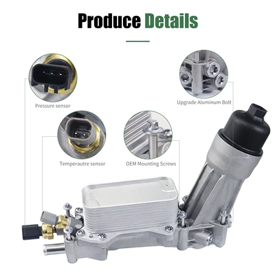 Cross-border 68105583AF51 engine oil cooler aluminum alloy oil FILTE adapter