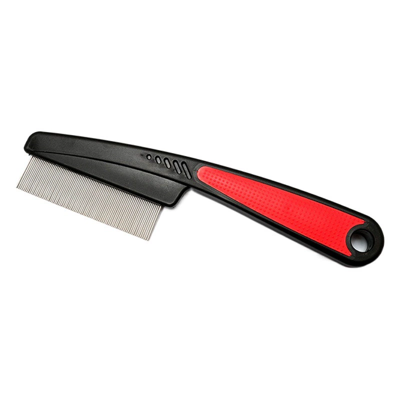Производители Glow products поставляют гребень для домашних животных с мелкими зубьями грубая игла для кошек и собак Расческа с открытым узлом расческа для собак Антистатическая Массажная расческа
