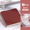 Wine red, 1 pc (60 sheets/120 pages)