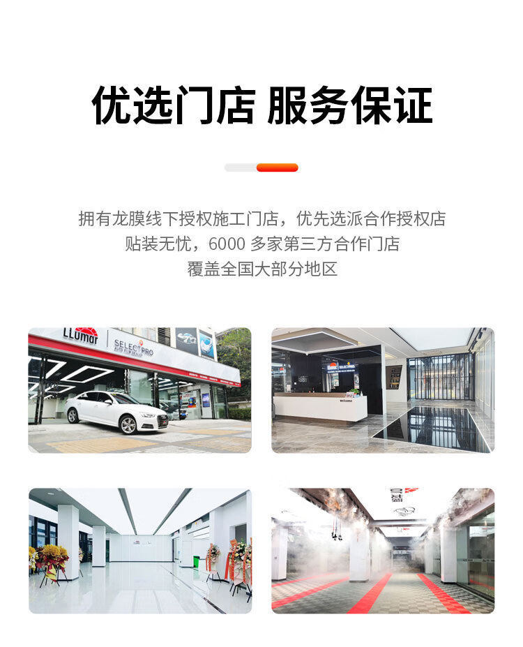 Llumar Car Window Film Sun Protection Heat Insulation Explosion-Proof Front Windshield Side Rear Driver's Privacy Film Single Area