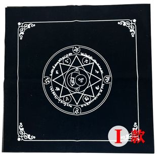 49*49cm Star Moon Velvet tablecloth pentagram Paparoba Altar Magic