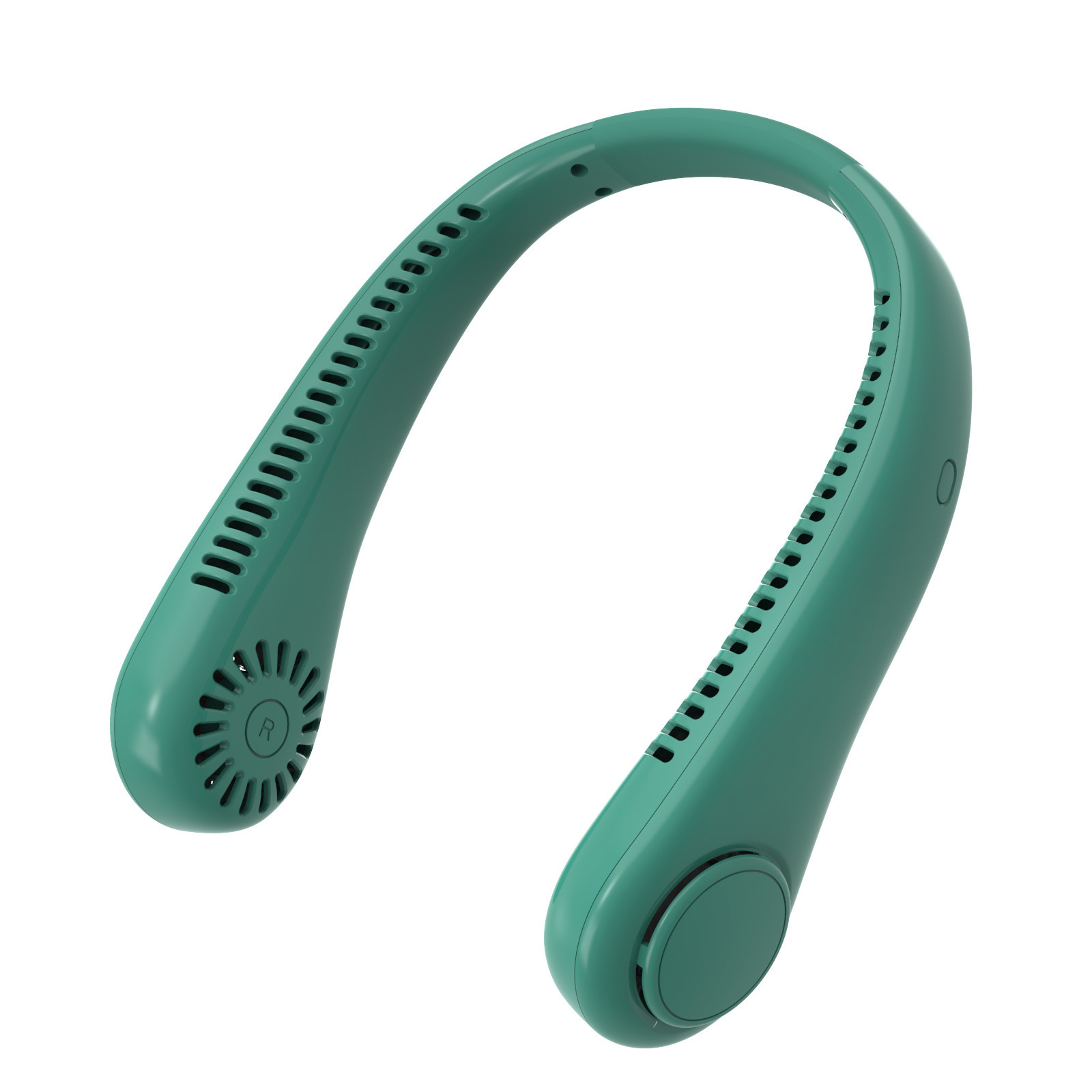 Ventilador de cuello USB perezoso al por mayor sin hojas ligero al aire libre gran viento silencioso multi-digitación mini ventilador
