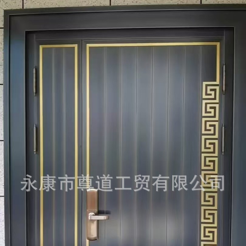 批发山西朔州别墅铜门晋中入户铜门运城304不锈钢镀铜大门