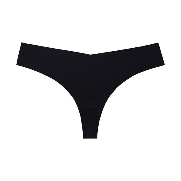 Seamless European and American Plus Size One-piece Pure Cotton Crotch Breathable Underwear Women's Sports Yoga T-pants Sexy T-shaped Underwear