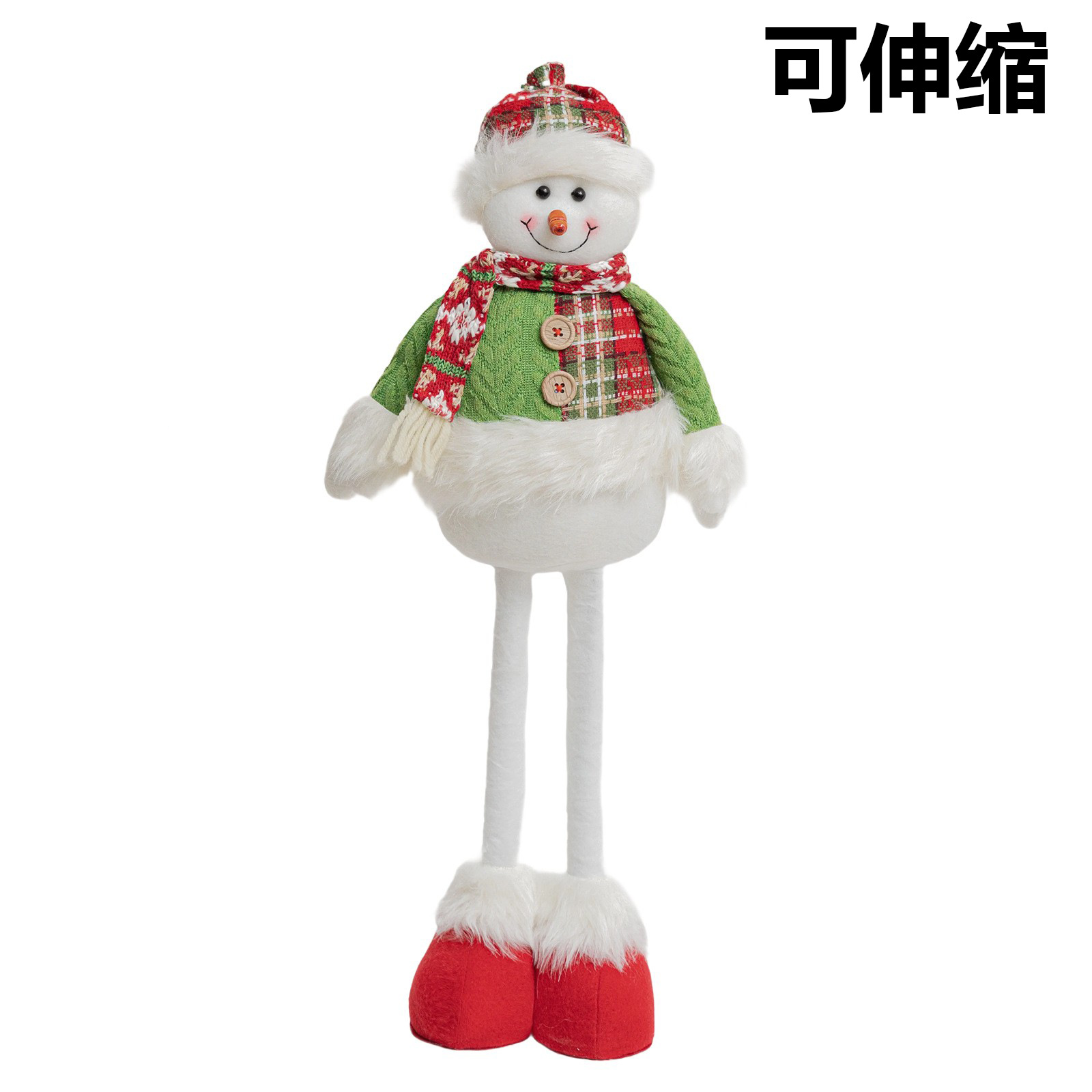 Navidad retráctil de pie Santa muñecas