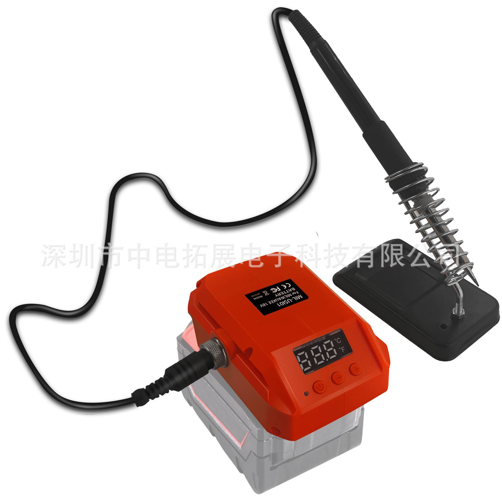 Soldador eléctrico de CC portátil 936 adaptado a la herramienta Makita Dewei Miwoqi Bosch 18V batería de litio para enviar alambre de estaño