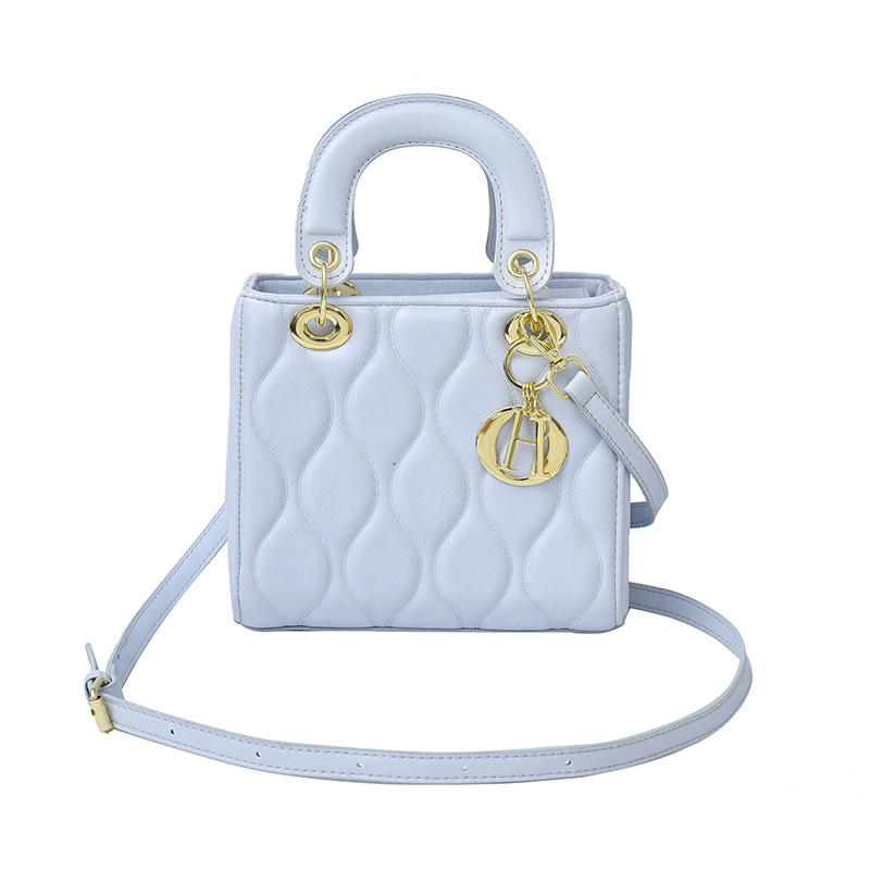 Bolso para mujeres transfronterizas nuevo estilo coreano bolso de mano cuadrado de alta calidad delicado bordado de diamante universal mochila de hombro