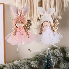 クロスボーダー起爆ins風かわいいドレス天使飾りクリスマスツリー飾りペンダントクリスマス