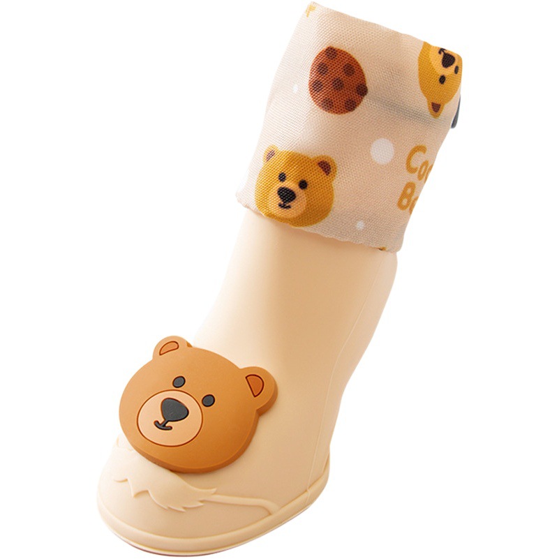 Botas de lluvia de silicona para mascotas resistentes al desgaste impermeables antideslizantes zapatos para perros cubierta de pie aumentada zapatos para perros medianos y pequeños
