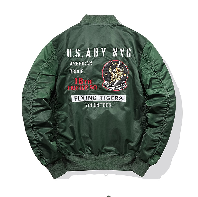Unisex Baseball Jacket Trendy Harajuku Style Pilot Jacket_voghion.com