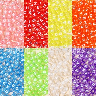 6x6mm͸���ʆ�ɫ����ĸ ��ɫ����ĸ����DIY�Ʒ���������ϰ�