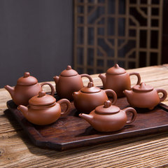Factory direct sales mini purple sand teapot can be raised and played with fingertip tea tea pet tea play kung fu tea set accessories ornaments