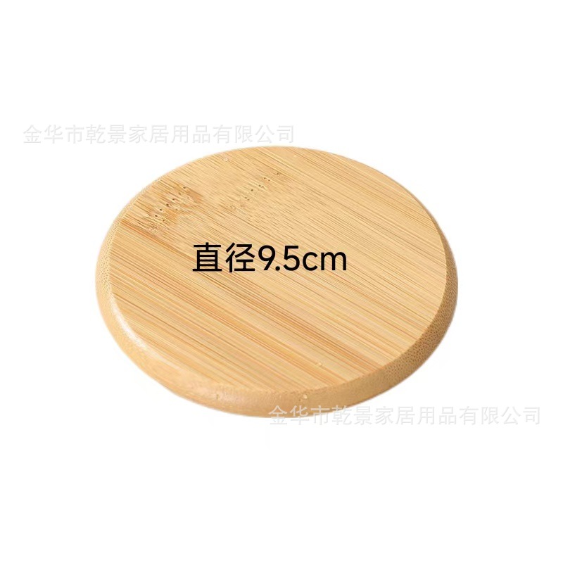 Nuevo juego de posavasos de bambú simple, mantel redondo duradero, vajilla diaria de escritorio, almohadilla de aislamiento al por mayor