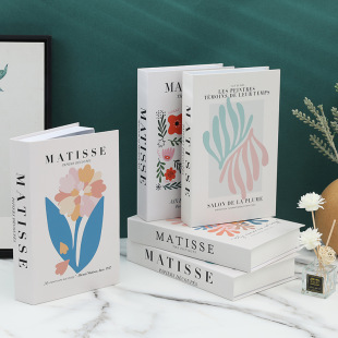 Modern Simple Openable Fake Book Fashion Simulation Book Desktop Decoration Ornaments Creative Storage Box Cross-Border Amazon