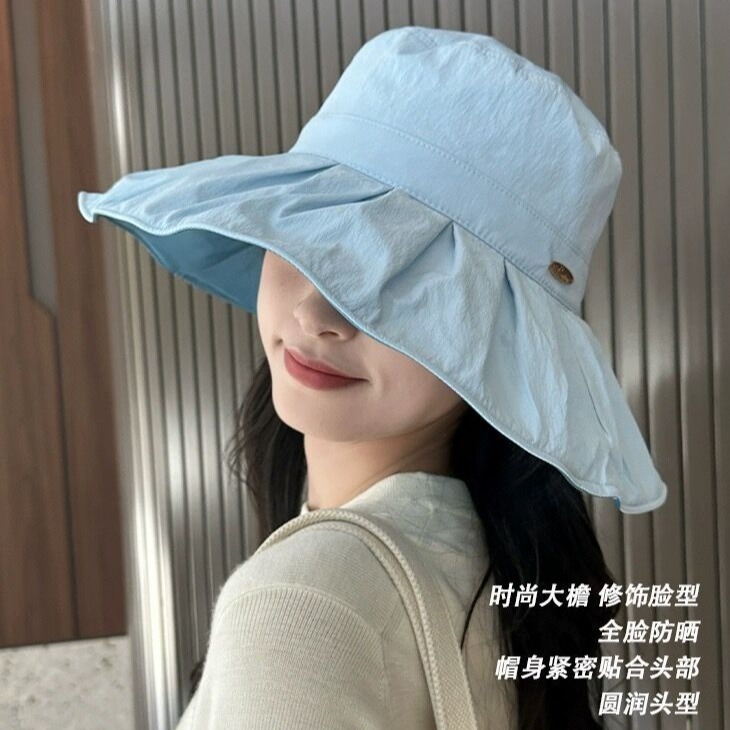Summer foldable elegant quick dry hat